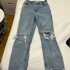Abercrombie 90s Straight Ultra High Rise Jeans